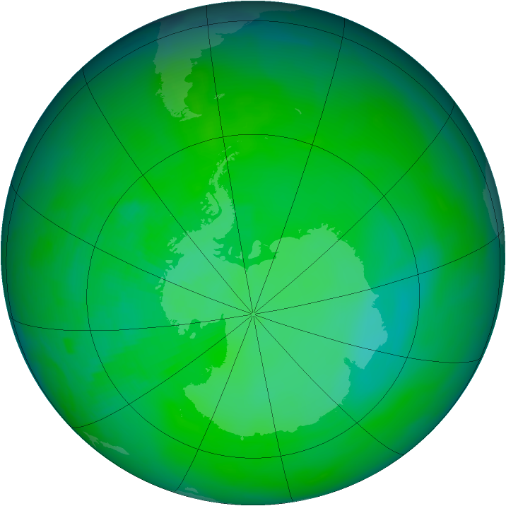 Ozone Map 2002-11-19